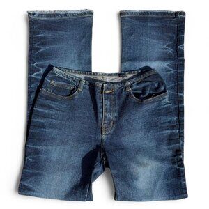 Vintage Route 66 Low-Rise Bootcut Glitter Jeans